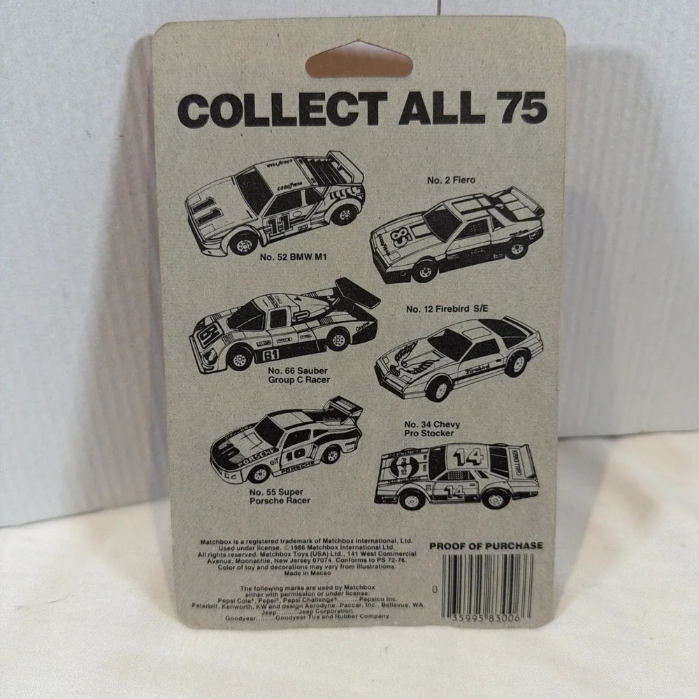Vintage Matchbox Lot 3 Supervan II Dune Man‎ Pepsi Truck Carded Diecast